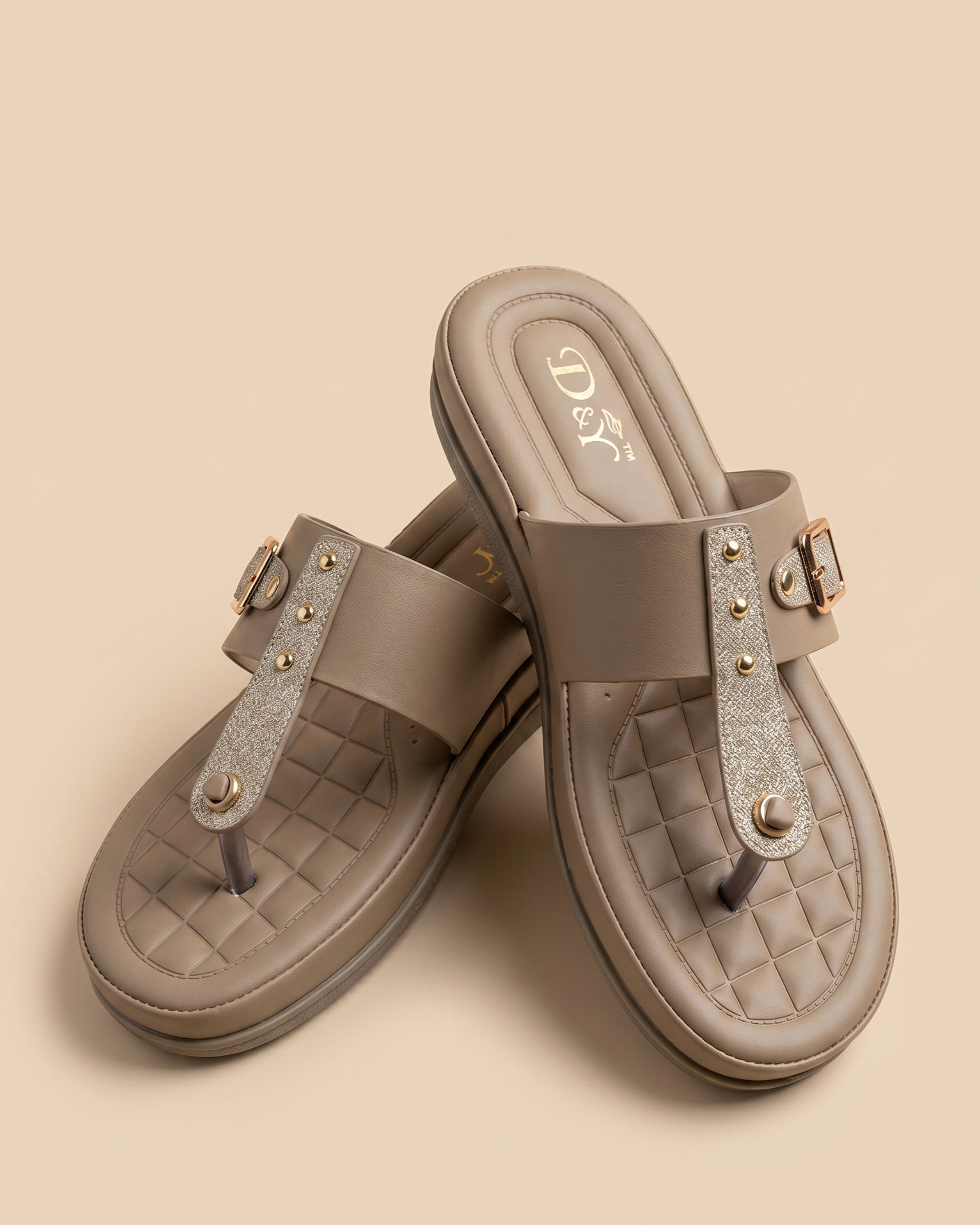 Caramel Tan Comfort Thong Sandal