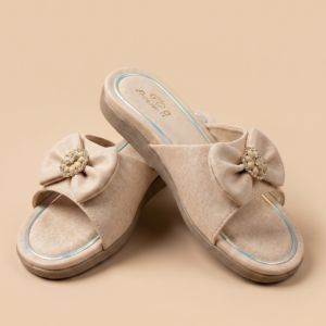 Moonlight White Bow Sliders