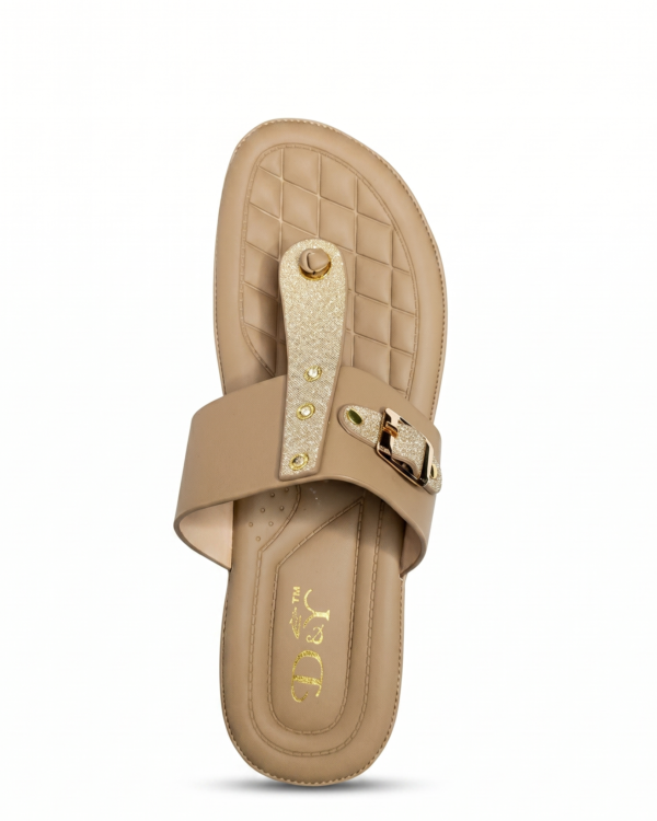 Caramel Tan Comfort Thong Sandal
