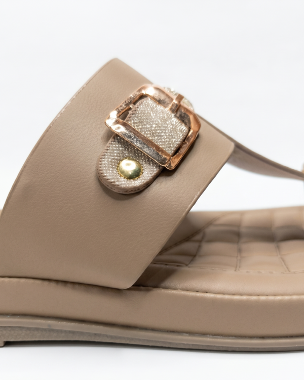 Caramel Tan Comfort Thong Sandal