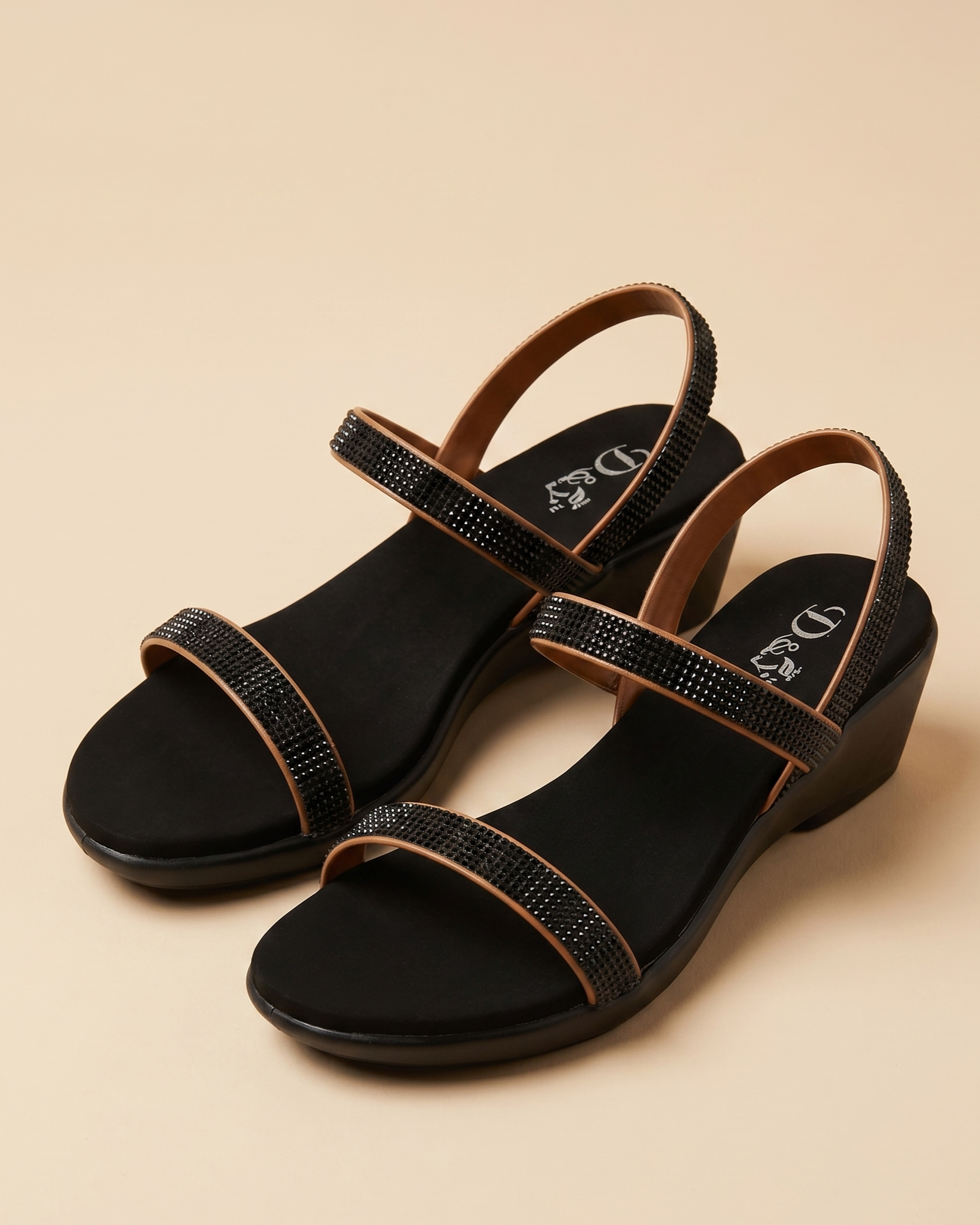 Midnight Spark Comfort Sandals