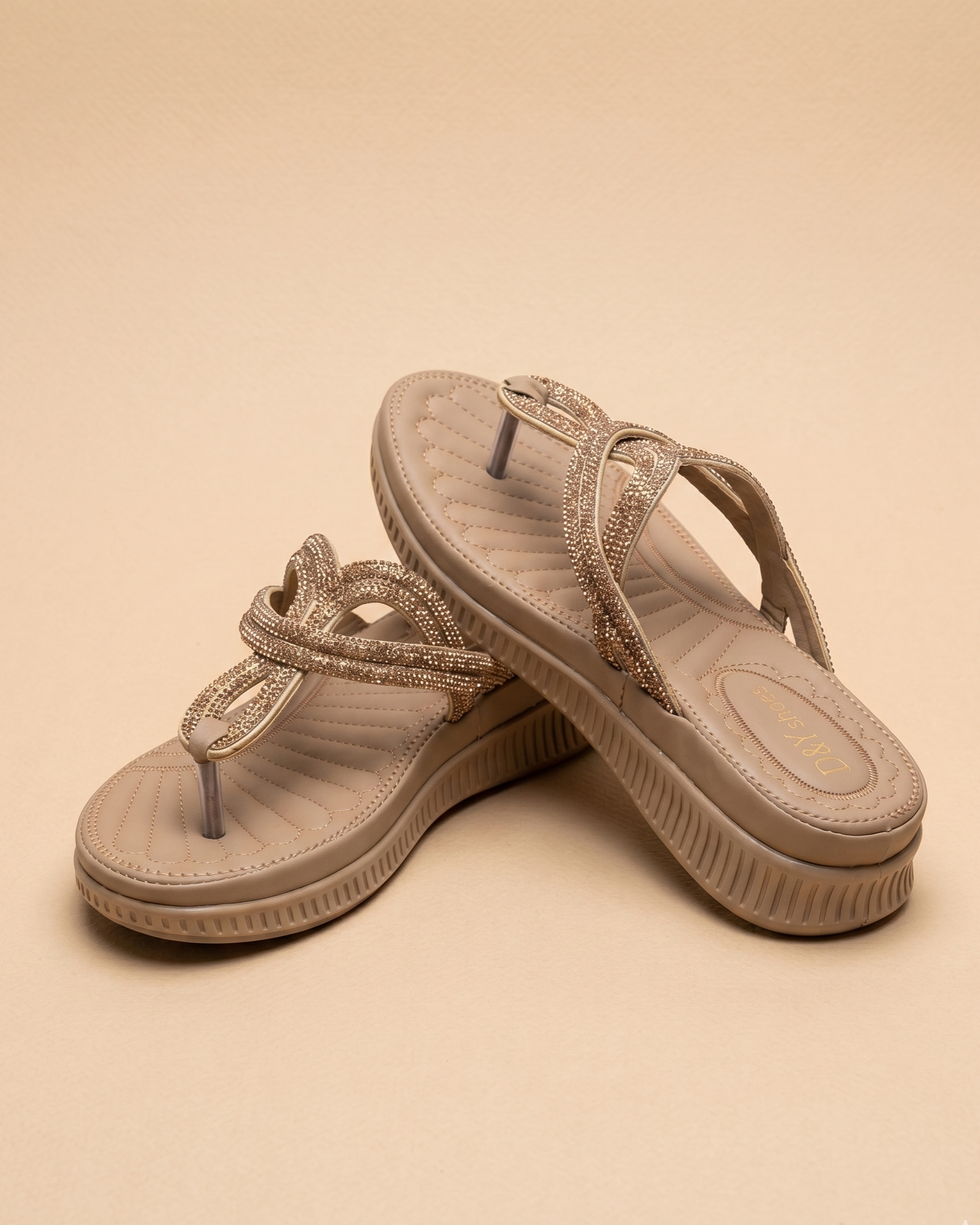 Champagne Glow Comfort Sandal
