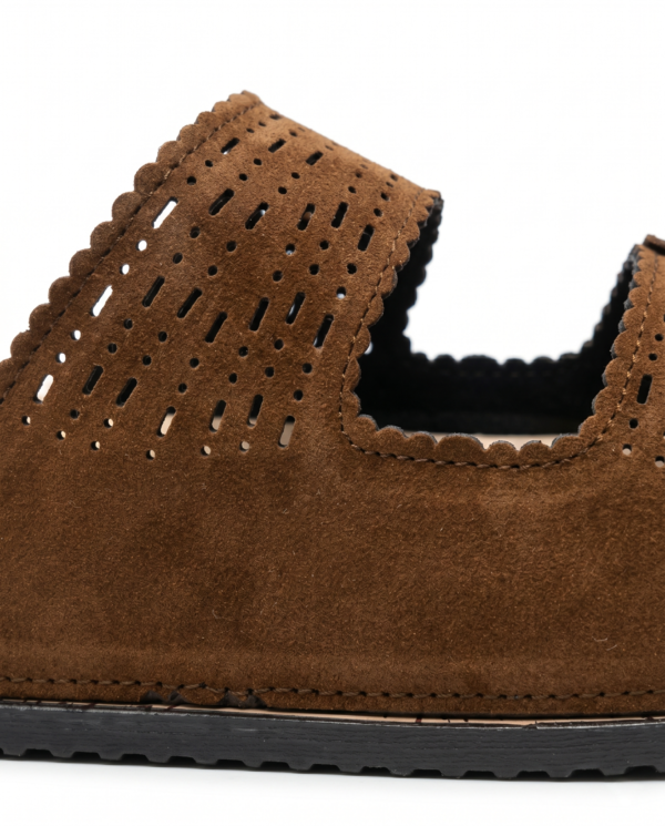 Comfort Brown Double Buckle Sandals