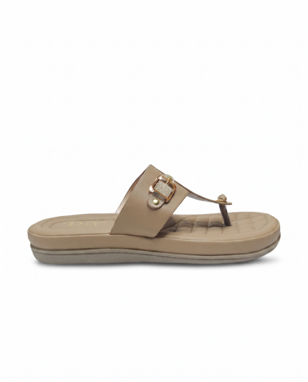 Caramel Tan Comfort Thong Sandal