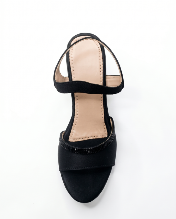 Classic Black Comfort Block Heels