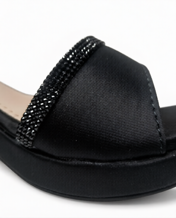 Classic Black Comfort Block Heels